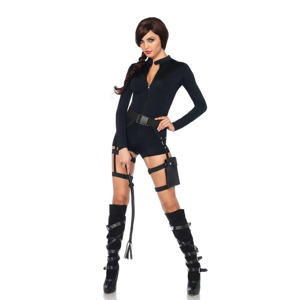 Leg Avenue - Police Garter Utility Ceinture de costume - Noir